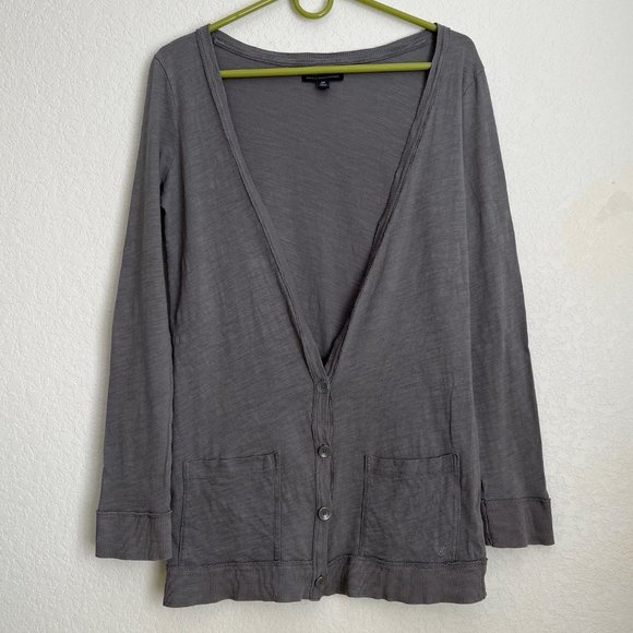 American Eagle Outfitters Long Cardigan, Slate Gray, Size S/P - Picture 1 of 9